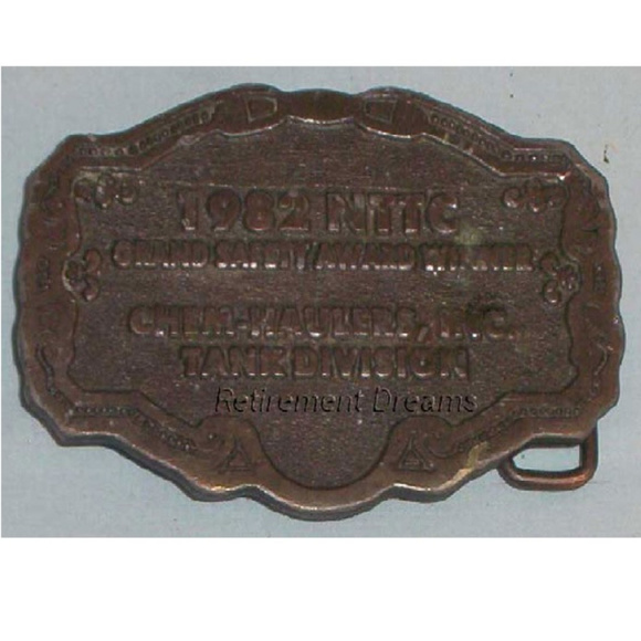 Belt Buckle 1982 NTTC Chem Haulers Safety Award - Picture 1 of 2